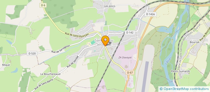 localisation de l'entreprise MONSIEUR MAXIME PELLETIER  VENDAT