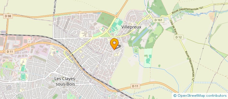 localisation de l'entreprise MONSIEUR MAXIME PENNINO  VILLEPREUX