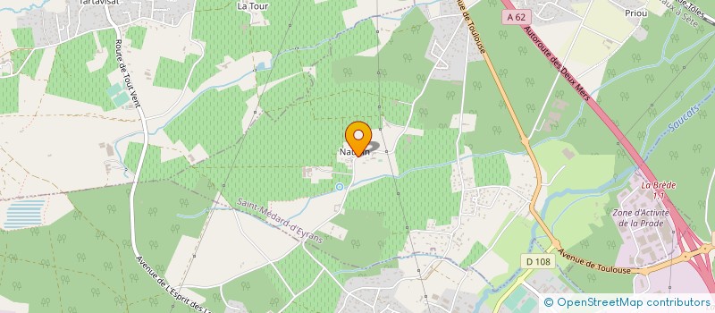 localisation de l'entreprise MONSIEUR MAXIME PENOTE  SAINT-MEDARD-D'EYRANS