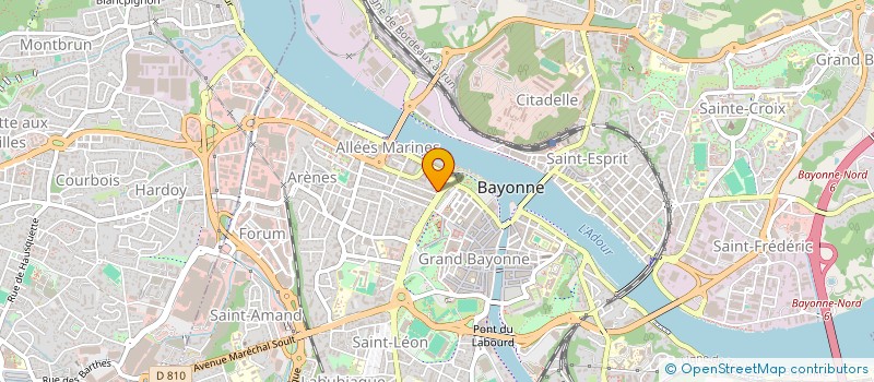 localisation de l'entreprise MONSIEUR MAXIME PEQUIGNOT  BAYONNE