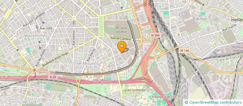localisation de l'entreprise MONSIEUR MAXIME PEREIRA DA SILVA à LILLE