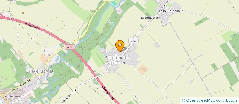 localisation de l'entreprise MONSIEUR MAXIME PEREIRA FERNANDEZ  BETTENCOURT-SAINT-OUEN