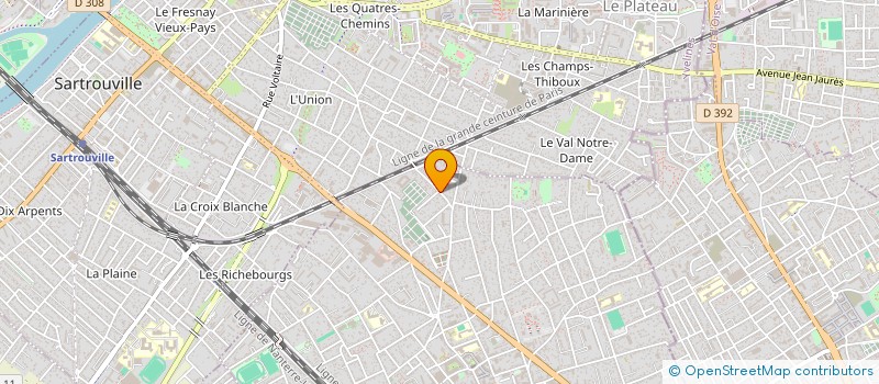 localisation de l'entreprise MONSIEUR MAXIME PEREIRA NETO  HOUILLES