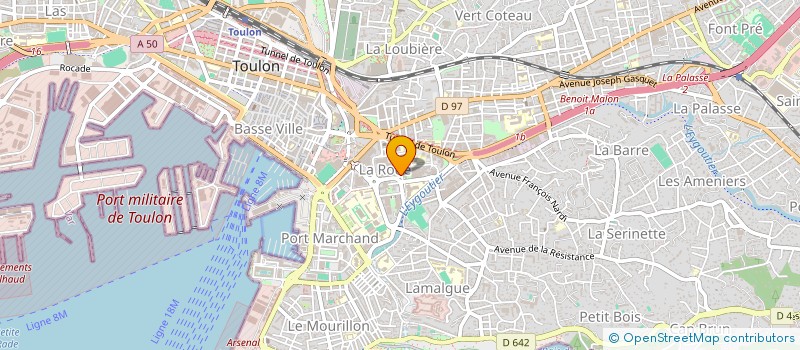 localisation de l'entreprise MONSIEUR MAXIME PEREZ  TOULON