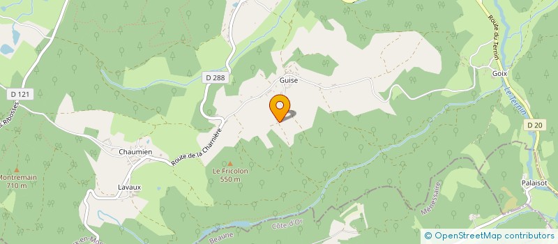 localisation de l'entreprise MONSIEUR MAXIME PERNOT  MOUX-EN-MORVAN