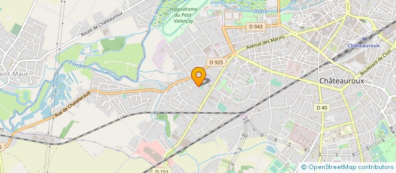 localisation de l'entreprise MONSIEUR MAXIME PERON à CHATEAUROUX