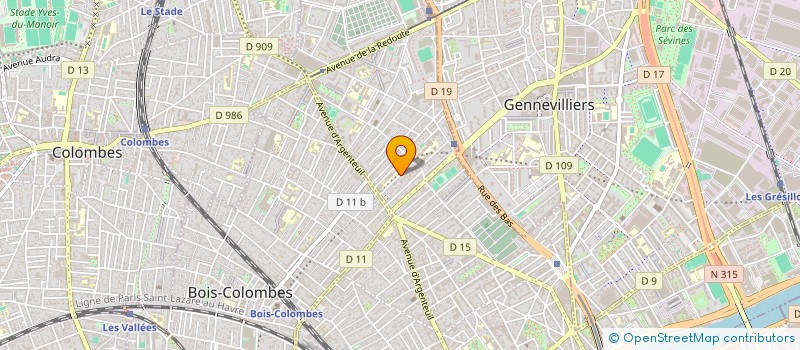 localisation de l'entreprise MONSIEUR MAXIME PERONNET  ASNIERES-SUR-SEINE