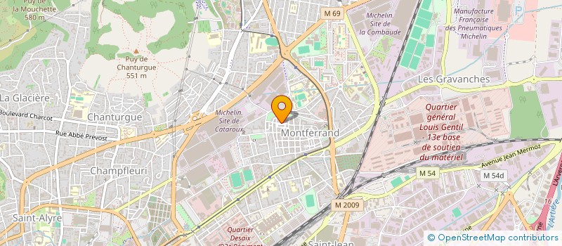 localisation de l'entreprise MONSIEUR MAXIME PERONNIN  CLERMONT-FERRAND