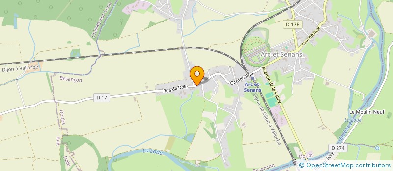 localisation de l'entreprise MONSIEUR MAXIME PEROZ  ARC-ET-SENANS