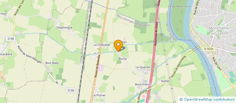 localisation de l'entreprise MONSIEUR MAXIME PERRAUD-LOUPFOREST à SAINT-GEORGES-DE-RENEINS