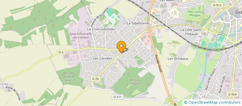 localisation de l'entreprise MONSIEUR MAXIME PERREAU à VERNOUILLET
