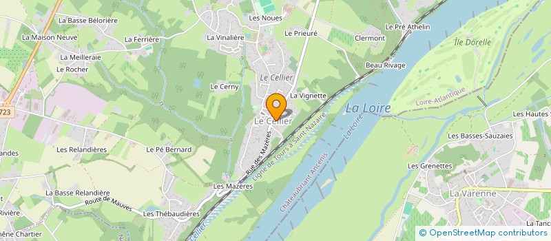 localisation de l'entreprise MONSIEUR MAXIME PERREAULT  LE CELLIER