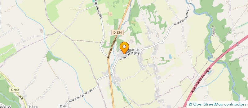 localisation de l'entreprise MONSIEUR MAXIME PERRIN  LALONQUETTE