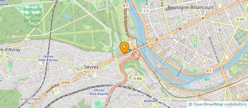 localisation de l'entreprise MONSIEUR MAXIME PERROLLE à SEVRES