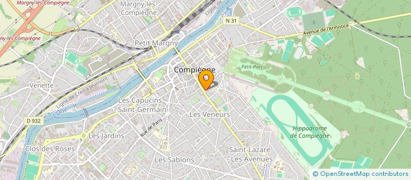 localisation de l'entreprise MONSIEUR MAXIME PETAY-FORET  COMPIEGNE