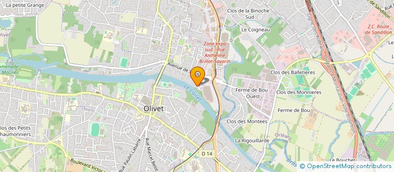 localisation de l'entreprise MONSIEUR MAXIME PETEL à OLIVET