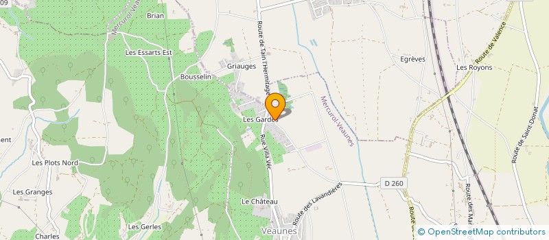 localisation de l'entreprise MONSIEUR MAXIME PETIBERGHIEN  MERCUROL-VEAUNES