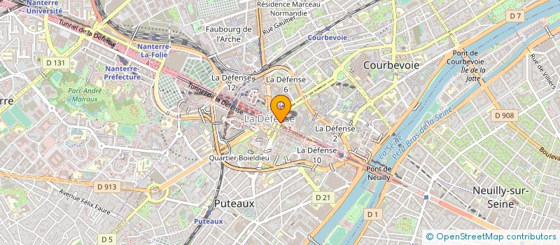 localisation de l'entreprise MONSIEUR MAXIME PETIET à COURBEVOIE