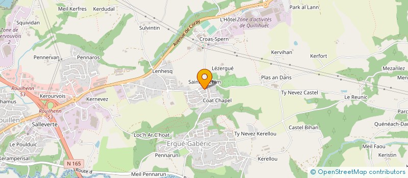 localisation de l'entreprise MONSIEUR MAXIME PETIT  PLOUGASTEL-DAOULAS