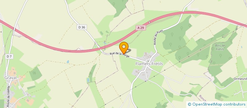 localisation de l'entreprise MONSIEUR MAXIME PETITPREZ  FLAMETS-FRETILS