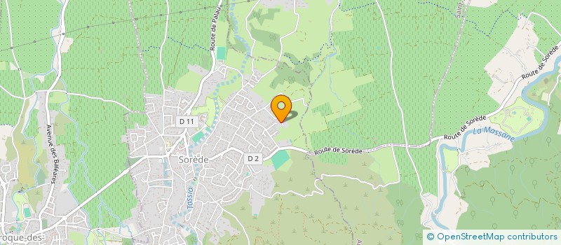 localisation de l'entreprise MONSIEUR MAXIME PETTINATO  SOREDE