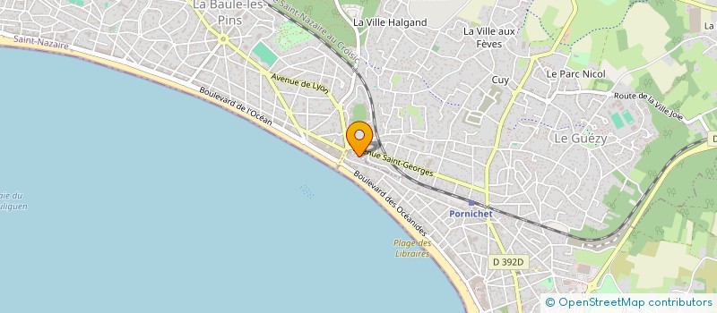localisation de l'entreprise MONSIEUR MAXIME PEUVREL à PORNICHET