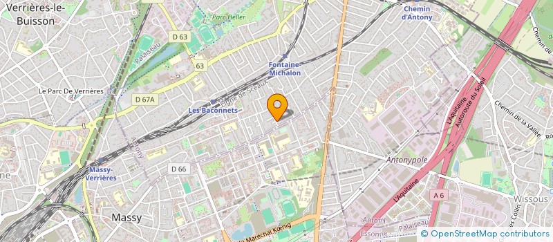 localisation de l'entreprise MONSIEUR MAXIME PEVERELLY à ANTONY