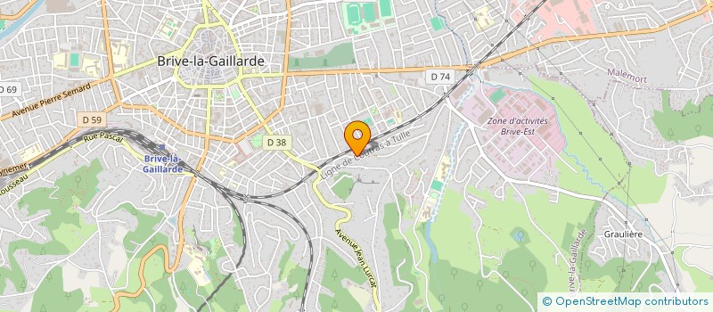 localisation de l'entreprise MONSIEUR MAXIME PHELIZON  BRIVE-LA-GAILLARDE