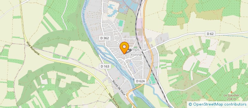 localisation de l'entreprise MONSIEUR MAXIME-PHILIBERT LOUZEAU  CHAMPS-SUR-YONNE