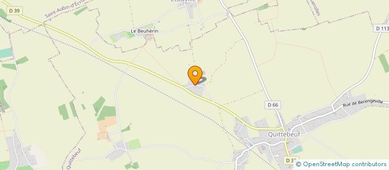 localisation de l'entreprise MONSIEUR MAXIME PHILIPPE  QUITTEBEUF