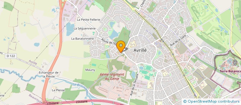 localisation de l'entreprise MONSIEUR MAXIME PHILIPPE  AVRILLE