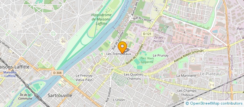 localisation de l'entreprise MONSIEUR MAXIME PHILIPPE LACROIX  SARTROUVILLE