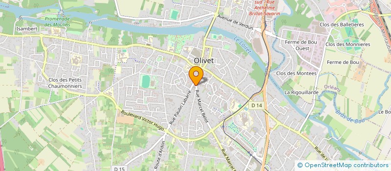 localisation de l'entreprise MONSIEUR MAXIME PIAZZA à OLIVET