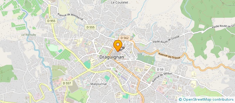 localisation de l'entreprise MONSIEUR MAXIME PICCAND  DRAGUIGNAN