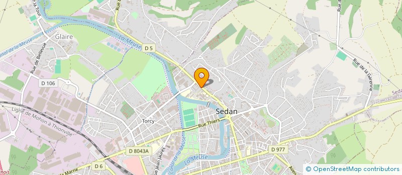 localisation de l'entreprise MONSIEUR MAXIME PIERLOT  SEDAN