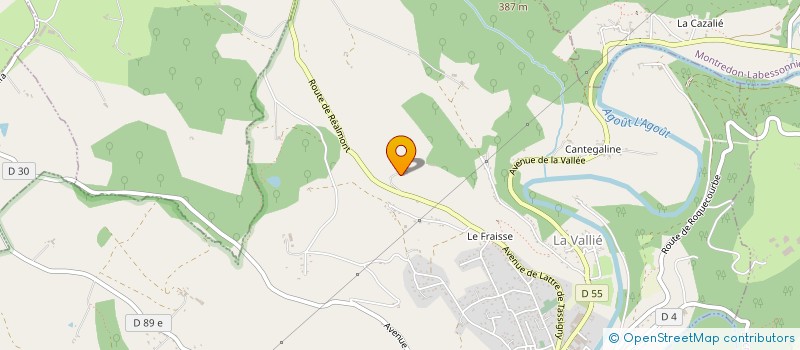 localisation de l'entreprise MONSIEUR MAXIME PIERRE  SAINT-JEAN-DE-VALS