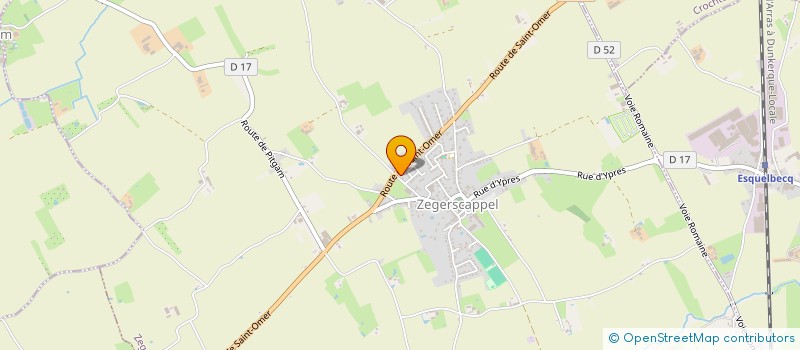 localisation de l'entreprise MONSIEUR MAXIME PILLE  BROXEELE