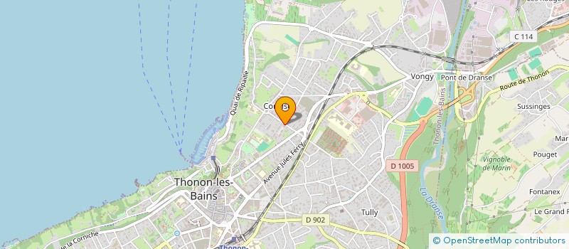 localisation de l'entreprise MONSIEUR MAXIME PILLOT à THONON-LES-BAINS