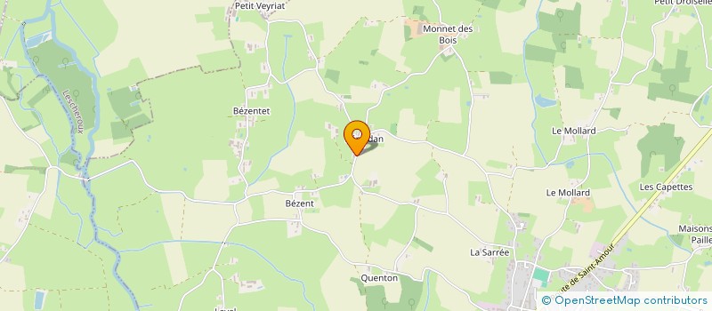 localisation de l'entreprise MONSIEUR MAXIME PIN  FOISSIAT