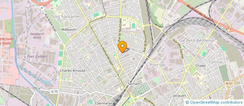 localisation de l'entreprise MONSIEUR MAXIME PINARD  REIMS