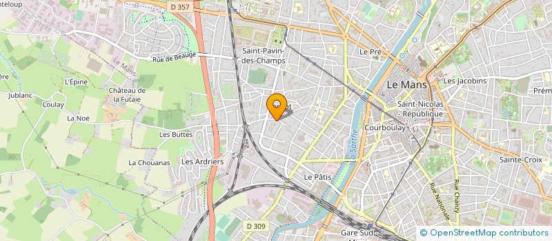 localisation de l'entreprise MONSIEUR MAXIME PINAZZI  LE MANS