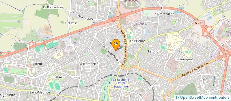 localisation de l'entreprise MONSIEUR MAXIME PINEAU  LA ROCHELLE