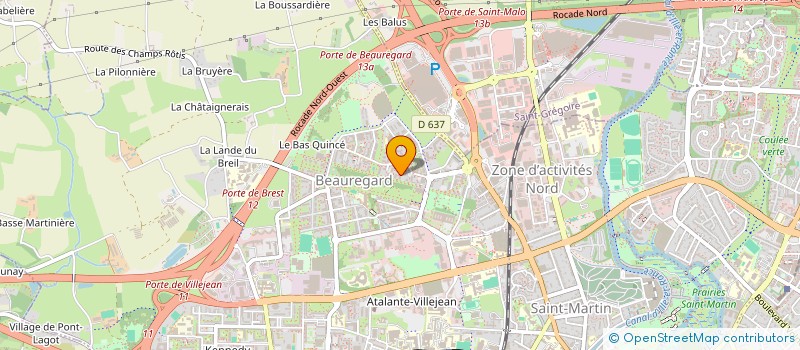 localisation de l'entreprise MONSIEUR MAXIME PINTO  RENNES