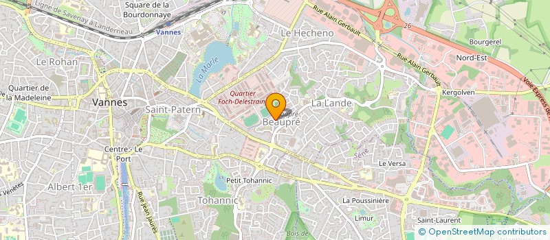 localisation de l'entreprise MONSIEUR MAXIME PIQUET à VANNES