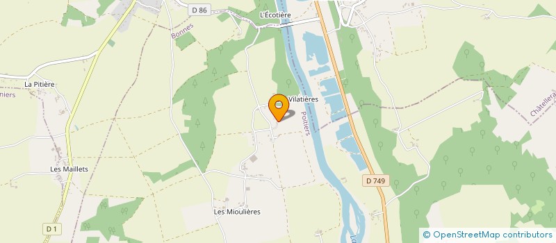 localisation de l'entreprise MONSIEUR MAXIME PIRONNET  BONNES