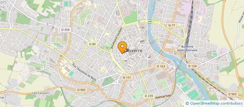 localisation de l'entreprise MONSIEUR MAXIME PITOIZET à AUXERRE