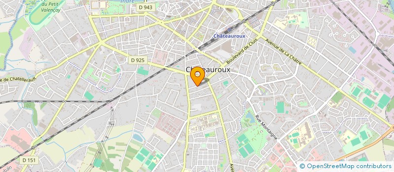 localisation de l'entreprise MONSIEUR MAXIME PIVRON à CHATEAUROUX