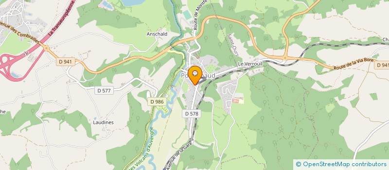 localisation de l'entreprise MONSIEUR MAXIME PLAGNE  PONTGIBAUD