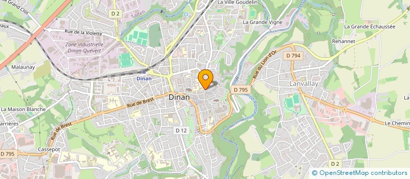 localisation de l'entreprise MONSIEUR MAXIME PLAUTE DIT LEBRUN à DINAN