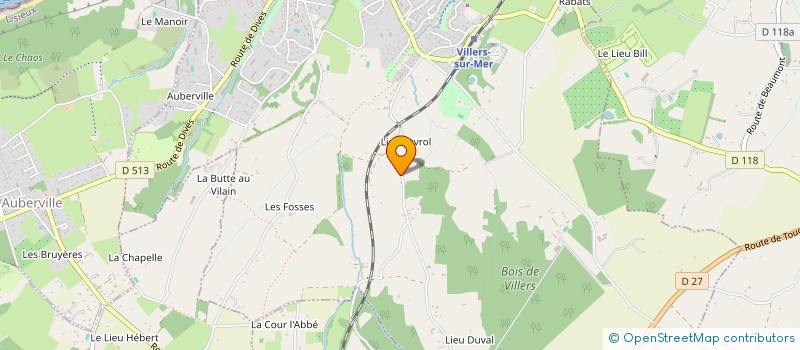 localisation de l'entreprise MONSIEUR MAXIME POIDATZ  VILLERS-SUR-MER